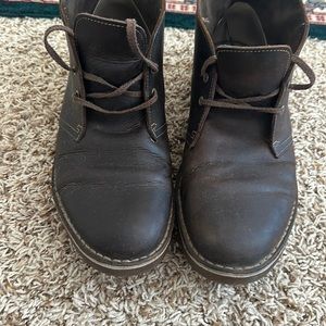 Clarks Leather Desert Boots